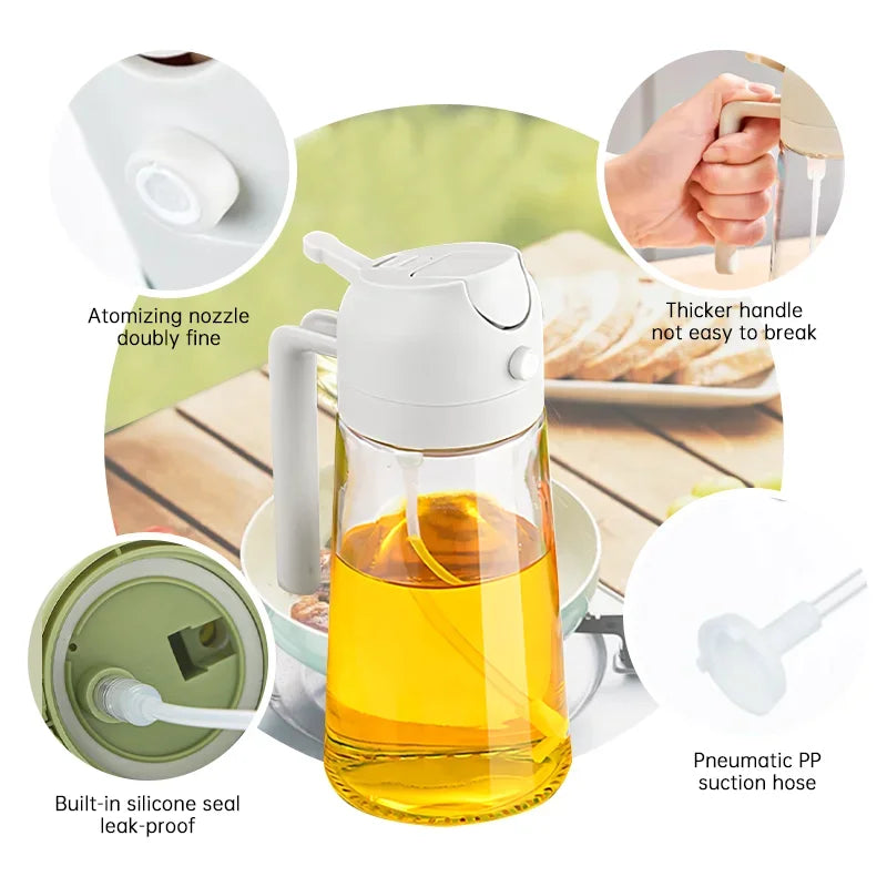 Dubbelzijdige Glas Olie Dispenser